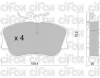 Превью - 822-158-0 CIFAM Комплект тормозных колодок, дисковый тормоз (фото 2)