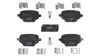 Превью - 261 663 Hart Комплект тормозных колодок, дисковый тормоз (фото 2)