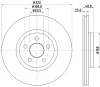 8DD 355 133-561 BEHR/HELLA/PAGID Тормозной диск