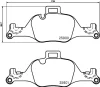 8DB 355 036-531 BEHR/HELLA/PAGID Комплект тормозных колодок, дисковый тормоз