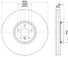 8DD 355 126-471 BEHR/HELLA/PAGID Тормозной диск