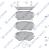 SP4554 HIQ Комплект тормозных колодок, дисковый тормоз