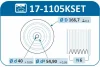 17-1105KSET IJS GROUP Комплект ременных шкивов, коленчатый вал