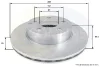 Превью - ADC1656V COMLINE Тормозной диск (фото 2)