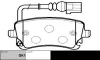 Превью - GK1259 CTR Комплект тормозных колодок, дисковый тормоз (фото 7)