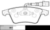 Превью - GK1258 CTR Комплект тормозных колодок, дисковый тормоз (фото 3)