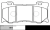 Превью - GK0739 CTR Комплект тормозных колодок, дисковый тормоз (фото 6)