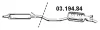 03.194.84 EBERSPÄCHER Глушитель выхлопных газов средний/конечный/задняя банка