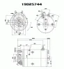 19025744 DELCO REMY Электродвигатель