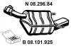 08.296.84 EBERSPÄCHER Глушитель выхлопных газов средний/конечный/задняя банка
