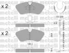 22-0311-1K METELLI Тормозные колодки