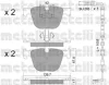 22-0773-7K METELLI Тормозные колодки