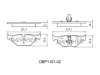 Превью - DBP1107-02 DANAHER Комплект тормозных колодок, дисковый тормоз (фото 2)