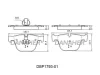 Превью - DBP1793-01 DANAHER Комплект тормозных колодок, дисковый тормоз (фото 2)