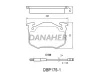 Превью - DBP175/1 DANAHER Комплект тормозных колодок, дисковый тормоз (фото 4)