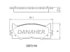 Превью - DBP2169 DANAHER Комплект тормозных колодок, дисковый тормоз (фото 2)