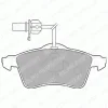 Превью - LP1707 DELPHI Комплект тормозных колодок, дисковый тормоз (фото 2)