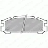 Превью - LP814 DELPHI Комплект тормозных колодок, дисковый тормоз (фото 2)