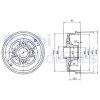 BF426 DELPHI Тормозной барабан