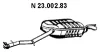 23.002.83 EBERSPÄCHER Глушитель выхлопных газов средний/конечный/задняя банка