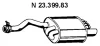 23.399.83 EBERSPÄCHER Глушитель выхлопных газов средний/конечный/задняя банка