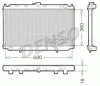 Превью - DRM46011 DENSO Радиатор, охлаждение двигателя (фото 2)