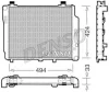 Превью - DRM17074 DENSO Радиатор, охлаждение двигателя (фото 2)