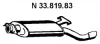33.819.83 EBERSPÄCHER Глушитель выхлопных газов средний/конечный/задняя банка