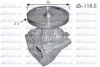 Превью - S121 DOLZ Водяной насос, охлаждение двигателя (фото 2)
