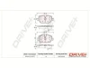 Превью - DP1010.10.0377 Dr!ve+ Комплект тормозных колодок, дисковый тормоз (фото 2)