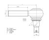 Превью - 1.19011 DT Spare Parts Наконечник поперечной рулевой тяги (фото 5)