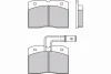 Превью - 12-0363 E.T.F. Комплект тормозных колодок, дисковый тормоз (фото 2)