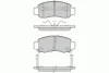 Превью - 12-1041 E.T.F. Комплект тормозных колодок, дисковый тормоз (фото 2)