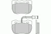 Превью - 12-0518 E.T.F. Комплект тормозных колодок, дисковый тормоз (фото 2)