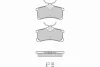 Превью - 12-1107 E.T.F. Комплект тормозных колодок, дисковый тормоз (фото 2)