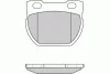 Превью - 12-0716 E.T.F. Комплект тормозных колодок, дисковый тормоз (фото 2)