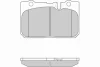 Превью - 12-0858 E.T.F. Комплект тормозных колодок, дисковый тормоз (фото 2)