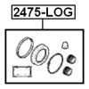 Превью - 2475-LOG FEBEST Ремкомплект, тормозной суппорт (фото 3)