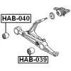 Превью - HAB-039 FEBEST Подвеска, рычаг независимой подвески колеса (фото 4)