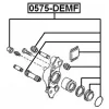Превью - 0575-DEMF FEBEST Ремкомплект, тормозной суппорт (фото 4)