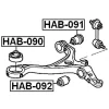 Превью - HAB-092 FEBEST Подвеска, рычаг независимой подвески колеса (фото 3)