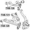 Превью - TAB-128 FEBEST Подвеска, рычаг независимой подвески колеса (фото 4)