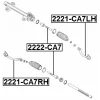 Превью - 2222-CA7 FEBEST Осевой шарнир, рулевая тяга (фото 4)