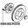 Превью - 0484-002-PCS10 FEBEST Шпилька колеса (фото 4)