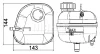 CRT 85 001S KNECHT/MAHLE Компенсационный бак, охлаждающая жидкость