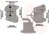 Превью - 37013713 VAN WEZEL масляный радиатор, двигательное масло (фото 2)