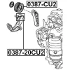 Превью - 0387-CU2 FEBEST Натяжной ролик, поликлиновой ремень (фото 4)