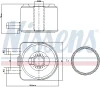 Превью - 90603 NISSENS масляный радиатор, двигательное масло (фото 6)
