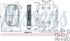Превью - 90700 NISSENS масляный радиатор, двигательное масло (фото 8)