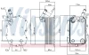 Превью - 90917 NISSENS масляный радиатор, двигательное масло (фото 5)